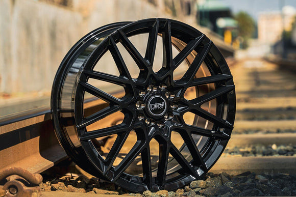17x7 DRW Tuner D17 Gloss Black 4x108/114.3 ET40 wheel/rim