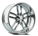 18x8 Resto Maverick Milled Window Chrome Plated 5x114.3 ET1 CB72.69 Wheel Rim