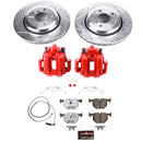 PowerStop Z26 Street Performance Ceramic Brake Pad, Drilled Slotted Rotor, and C