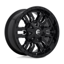 18x9 Fuel Off-Road D595 Sledge Gloss Black Milled 8x165.1 ET20 CB125.1 Wheel Rim