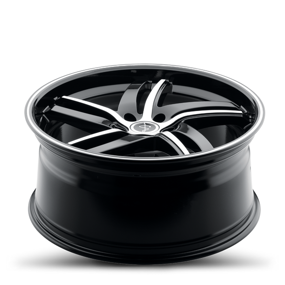 20x9 Sapphire Luxury Alloys SX01-01 Gloss Black Machined 5x120 ET35 CB73 Wheel