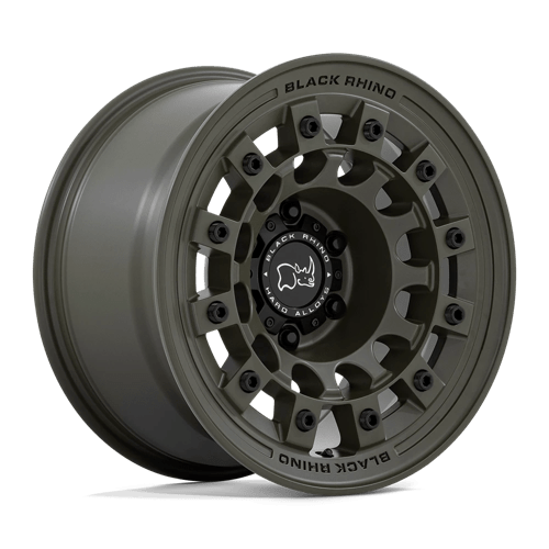 17X9 Black Rhino Fuji Olive Drab Green 5X127 5X5 ET-12 Wheel Rim