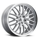 20x9 Voxx Masi Silver Mirror Machined Lip 5x114.3 ET35 CB73.1 Wheel Rim-1