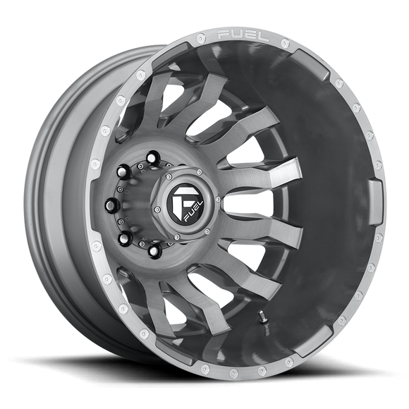 20x8.25 Fuel Off-Road D693 Blitz Brushed Gunmetal 8x210 ET-246 Wheel