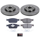 PowerStop OE Stock Replacement Low-Dust Ceramic Brake Pad and Rotor Kit