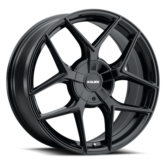 20x8.5 Kalon Falcon-201 Gloss Black Wheel 5x127 ET38 CB73