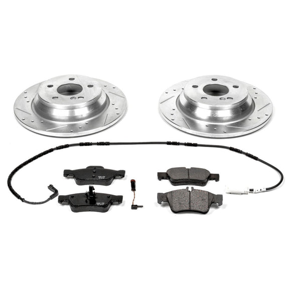 PowerStop Z23 Daily Driver Carbon-Fiber Ceramic Brake Pad and Drilled & Slotted