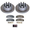 PowerStop Semi-Coated Rotor and Low-Dust Ceramic Brake Pad Kit