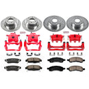 PowerStop Z23 Daily Driver Carbon-Fiber Ceramic Pads Drilled & Slotted Rotor & C