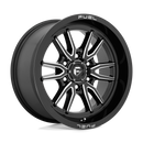 18x9 Fuel Off-Road D761 Clash Gloss Black Milled 6x120 ET1 CB67.06 Wheel Rim