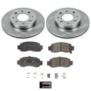 PowerStop OE Stock Replacement Low-Dust Ceramic Brake Pad and Rotor Kit