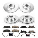 PowerStop Z23 Daily Driver Carbon-Fiber Ceramic Brake Pad and Drilled & Slotted