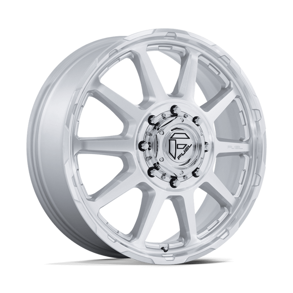 24x8.25 Fuel D912 Circuit Dually Gloss Silver 8x210 ET105 CB154.3 Wheel