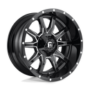 20x9 Fuel Off-Road D627 Vandal Gloss Black Milled 5x139.7 ET1 CB110.1 Wheel Rim
