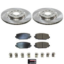 OE Stock Replacement Low-Dust Ceramic Brake Pad and Rotor Kit