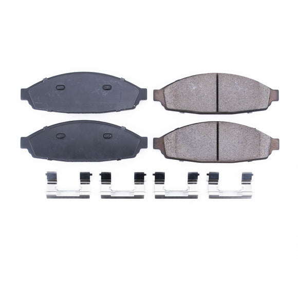 PowerStop Z17 Evolution Ceramic Brake Pads With Hardware