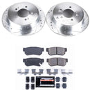 PowerStop Z23 Daily Driver Carbon-Fiber Ceramic Brake Pad and Drilled & Slotted