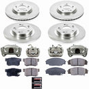 PowerStop OE Stock Replacement Low-Dust Ceramic Brake Pad, Rotor and Caliper Kit