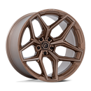 17x9 Fuel Off-Road Flux Platinum Bronze 5x127 ET-12 CB71.5 Wheel Rim