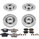 PowerStop OE Stock Replacement Low-Dust Ceramic Brake Pad and Rotor Kit