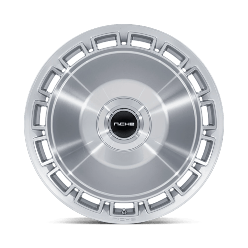 24x10 Niche NC287 Venice Gloss Silver Machined Face 5x130 ET20 Wheel