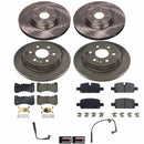 PowerStop OE Stock Replacement Low-Dust Ceramic Brake Pad and Rotor Kit