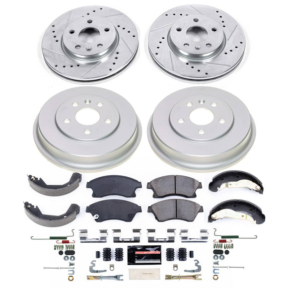 PowerStop Z26 Street Performance Ceramic Brake Pad and Drilled & Slotted Rotor K