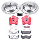 PowerStop Z26 Street Performance Ceramic Brake Pad, Drilled Slotted Rotor, and C