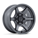 17x8.5 Black Rhino BR035 Kuma Gloss Gunmetal 6x139.7 ET25 CB106.1 Wheel
