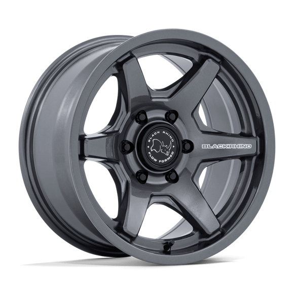 17x8.5 Black Rhino BR035 Kuma Gloss Gunmetal 6x139.7 ET25 CB106.1 Wheel