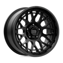 18X9 KMC KM722 TECHNIC Satin Black 6X139.7 ET18 wheel/rim