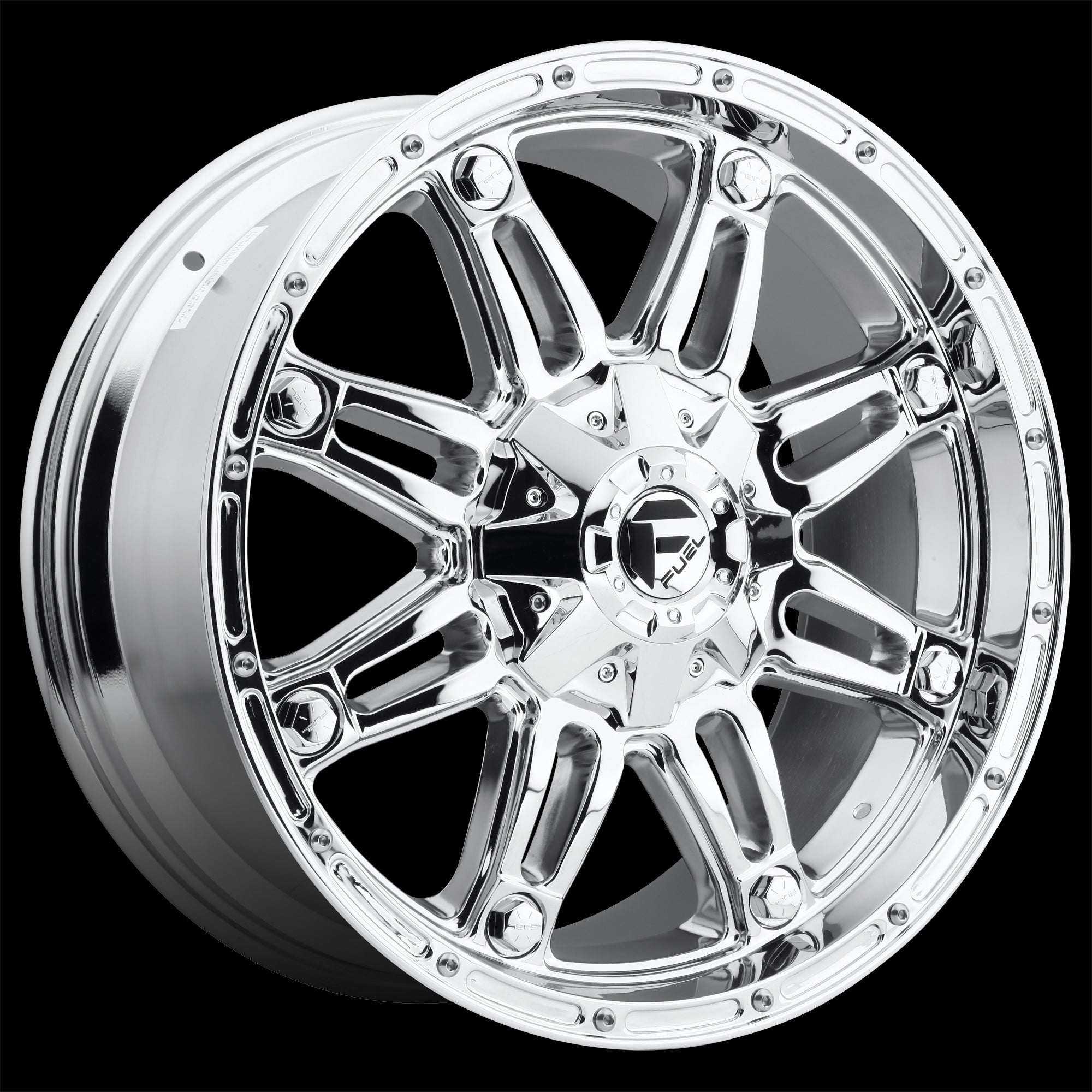 18X9 Fuel D530 HOSTAGE Chrome Plated 6X120/6X139.7 ET19 wheel/rim