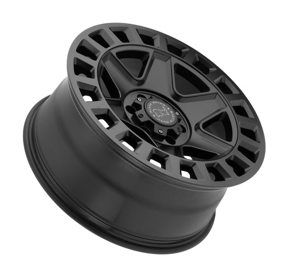 17X9 Black Rhino York Matte Black Wheel/Rim 6X139.7 ET-12 6-139.7 17-9