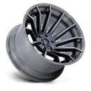 22x10 Fuel Off-Road FC403 Burn Gloss Black Brushed Gray Tint 5x127 ET-18 Wheel