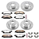 PowerStop Z36 Carbon-Fiber Ceramic Brake Pad with Drilled and Slotted Rotor Kit