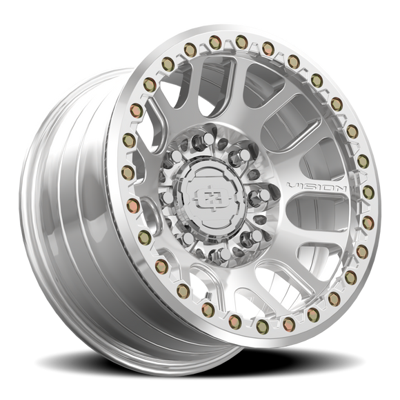 17X9 Vision 111 Nemesis Polished Wheel 8x165.1 8x6.5 ET-12 CB130.8