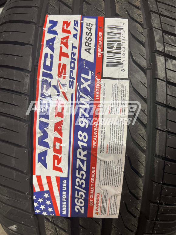 265/35R18 American Roadstar Sport A/S 97W BSW XL 265 35 18 2653518