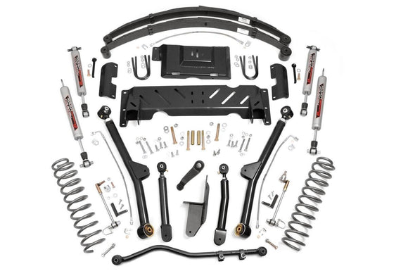 4.5 Inch Lift Kit - Long Arm - RR Leafs - NP242 - Jeep Cherokee XJ (84-01)