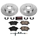 PowerStop Z23 Daily Driver Carbon-Fiber Ceramic Brake Pad and Drilled & Slotted