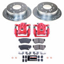 PowerStop Z23 Daily Driver Carbon-Fiber Ceramic Pads Drilled & Slotted Rotor & C
