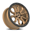 17x8 Vision 405 Korupt Satin Bronze 5x120 ET30 Wheel Rim