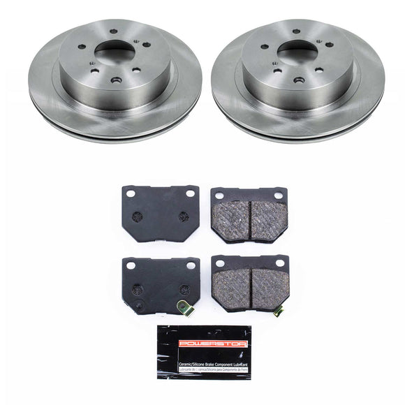 PowerStop Track Day Spec High-Performance Brake Pad and Rotor Kit