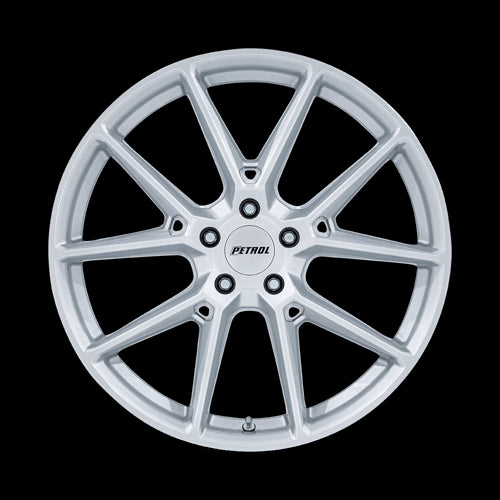 17x8 Petrol PE002 P1E Gloss Silver 5X114.3 ET40 CB72.56 Wheel
