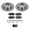 PowerStop OE Stock Replacement Low-Dust Ceramic Brake Pad and Rotor Kit