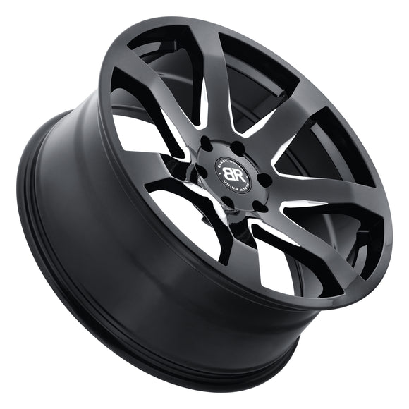 20X8.5 Black Rhino Mozambique Wheel/Rim Gloss Black 6X135 20-8.5 6-135