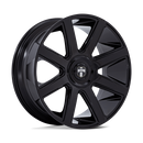 24X9 DUB DC273 Pull Gloss Black 5x115 ET15 Wheel Rim