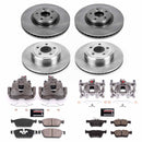 PowerStop OE Stock Replacement Low-Dust Ceramic Brake Pad, Rotor and Caliper Kit