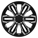 20" Replica CV69 fits Chevrolet Silverado 20 in. x 9 in. Gloss Black