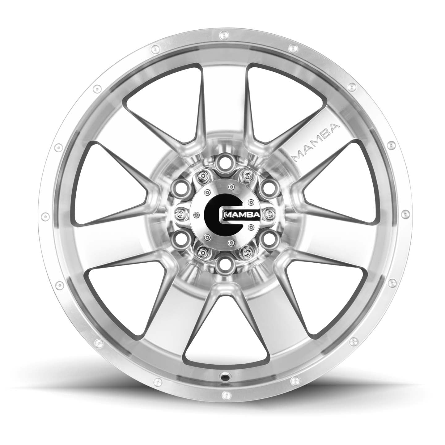 20x9 Mamba M14 Wheel/Rim 6x139.7 20x9 6-139.7 20-9 Silver ET12