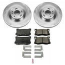 PowerStop OE Stock Replacement Low-Dust Ceramic Brake Pad and Rotor Kit